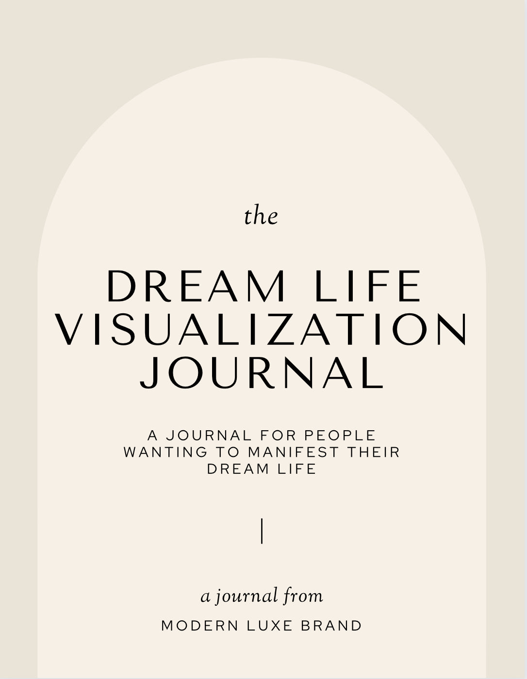 The Dream Life Visualization Journal