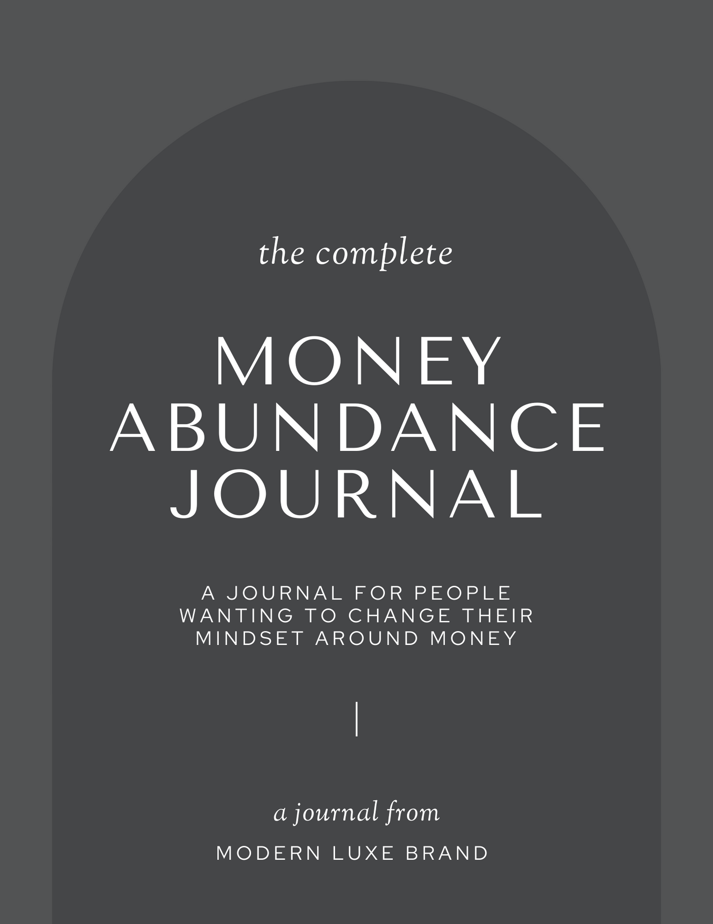 The Money Abundance Journal